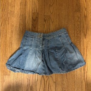 bongo vintage denim skirt